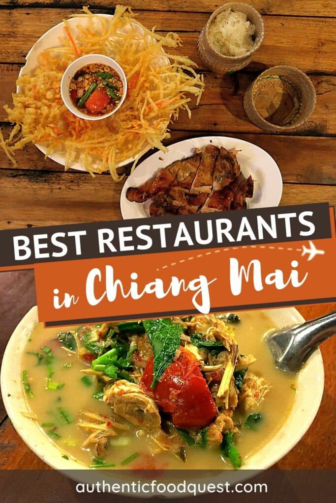 Pinterest Thai Restaurant Chiang Mai by Authentic Food Quest