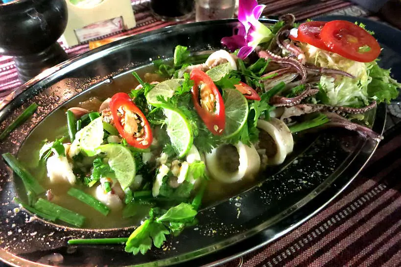 Squid Salad at Paak Dang_A Chiang Mai Thai Restaurant by Authentic Food Quest