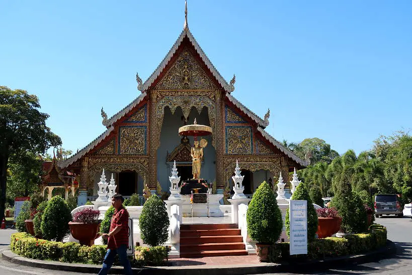 Wat Phra Singh on the west side of Chiang Mai Old City one of the Best Place to Stay in Chiang Mai Authentic Food Quest