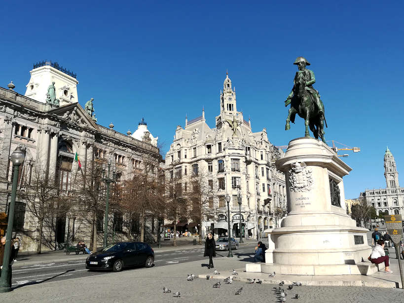 Praca da Libertad in Porto one of the best area where to stay in Porto Authentic Food Quest.