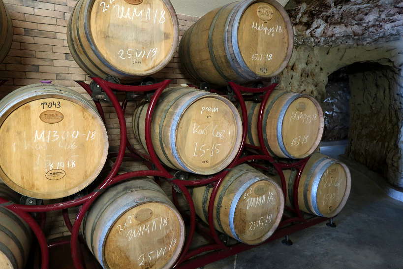 Barrels for Melnik Wines by Authentic Food Quest