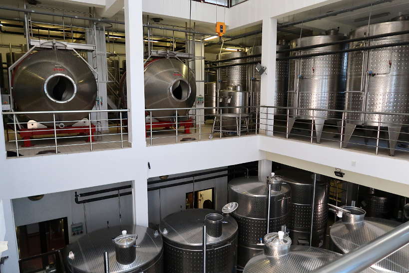 Fermentation Tanks at Villa Melnik by Authentic Food Quest