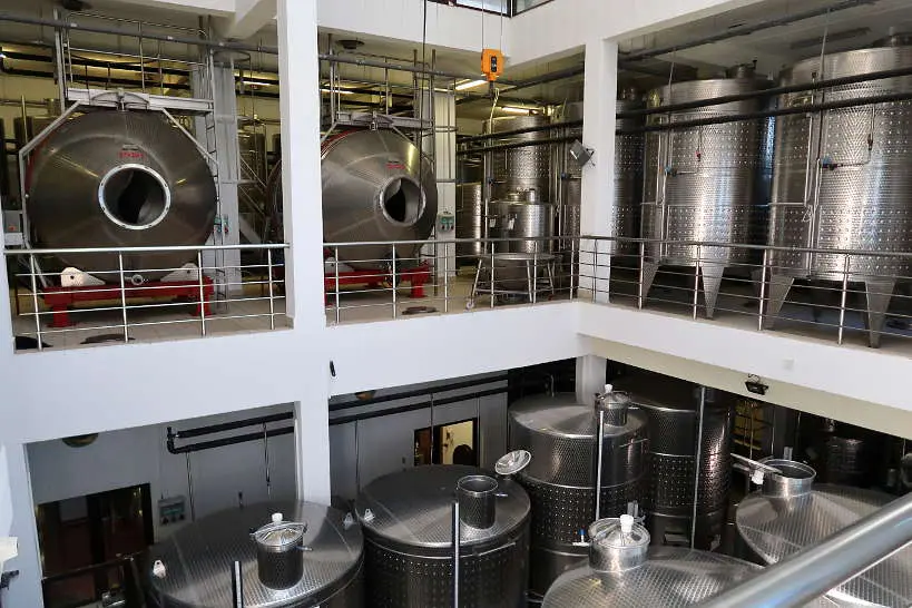 Fermentation Tanks at Villa Melnik by Authentic Food Quest