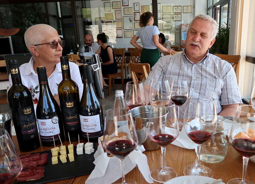 Lyubka and Nikola the Villa Melnik Owners by Authentic Food Quest