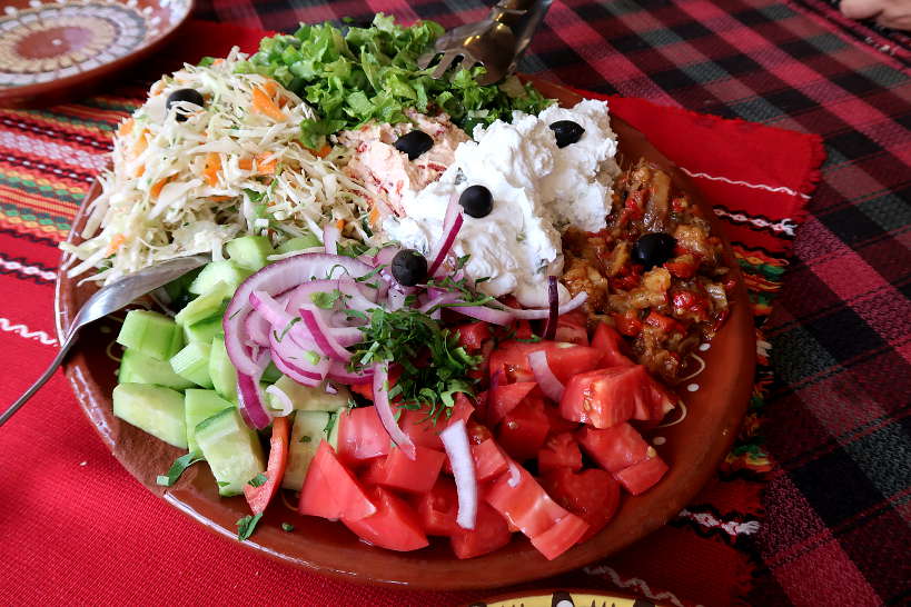 Salad Platter Melnik Bulgaria by Authentic Food Quest