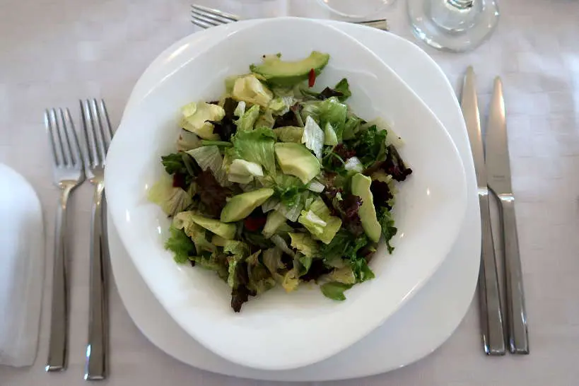 Green Salad at Villa Yustina Bulgaria by Authentic Food Quest