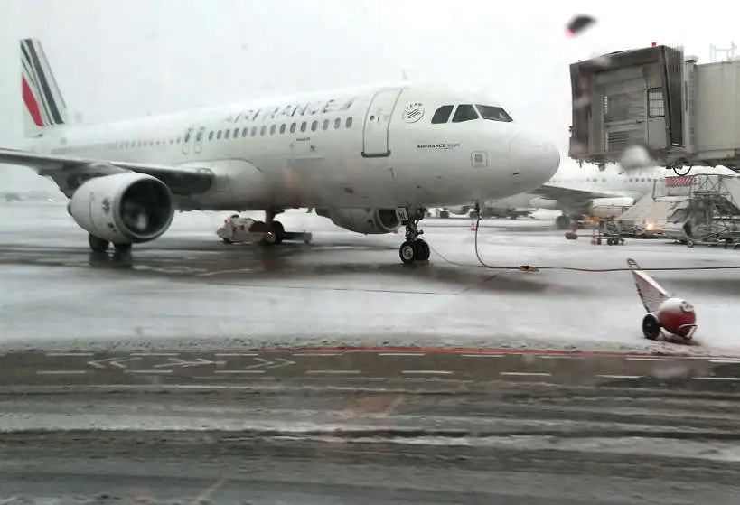 Air France Flight in CDG Travel Smart App by Authentic Food Quest
