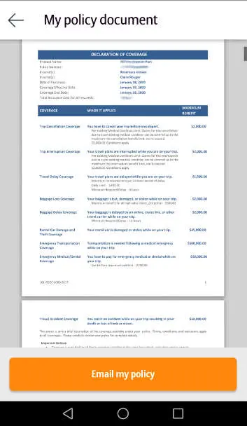 Policy Document from Travel Smart App by Authentic Food Quest