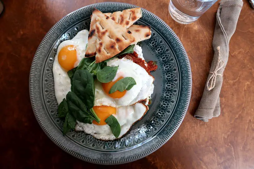 Sunny Side Up Eggs at The Little Things Sofia AuthenticFoodQuest