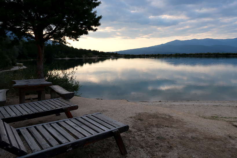 Sunset at Belizmata Dam Restaurant in Bansko Bulgaria AuthenticFoodQuest