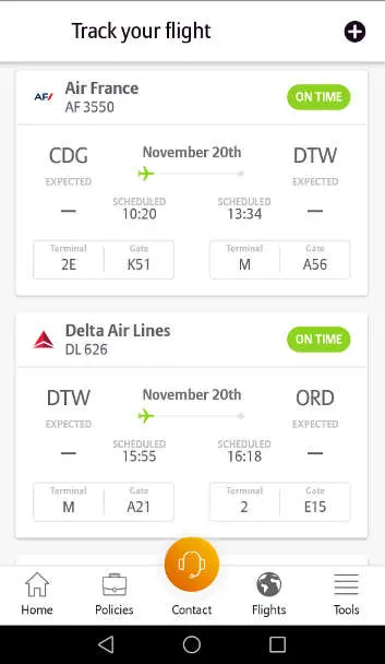 Track Your Flight with Allianz Travel Smart App by Authentic Food Quest