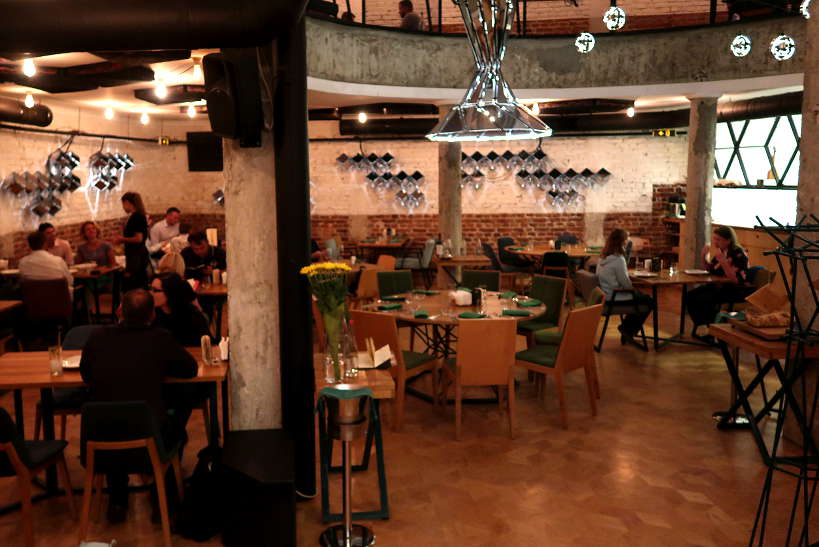 Eat at Cosmos Restaurant is One of the best things to do in Sofia Bulgaria by Authentic Food Quest