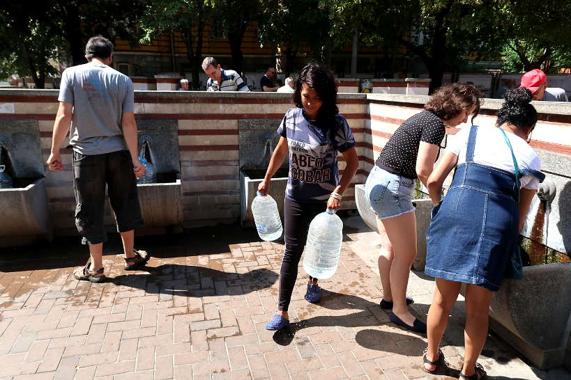 Drinking from a Fontain with Mineral Water is One of the best things to do in Sofia Bulgaria by AuthenticFoodQuest