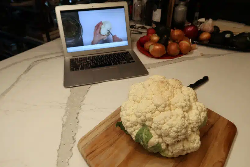 Online Platform Taking A Cooking Class by Authentic Food Quest