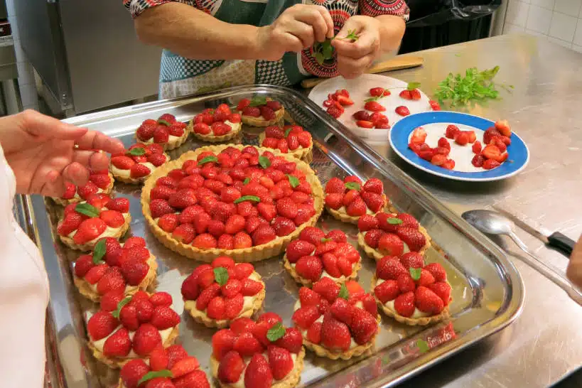 Strawberry Tart Taking A Cooking Class by Authentic Food Quest