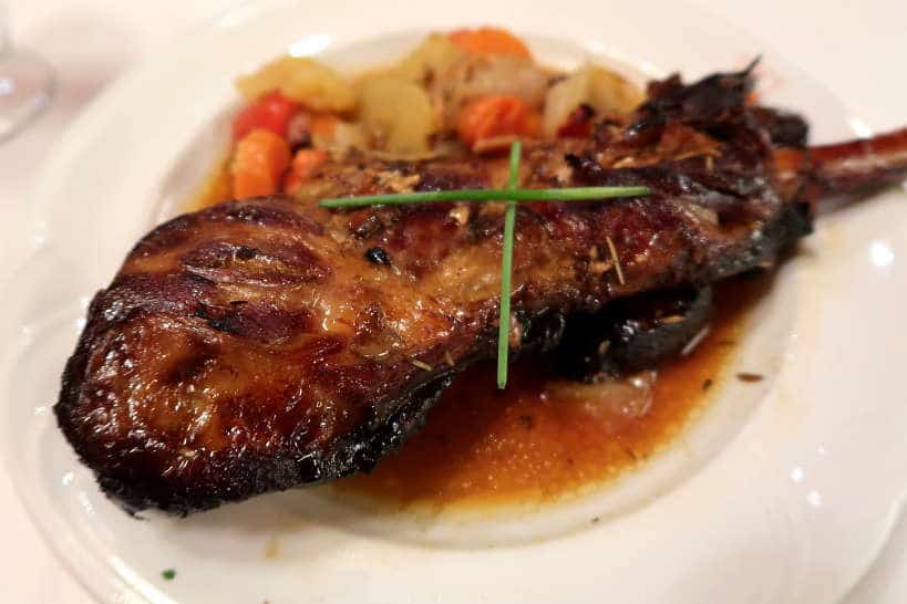 Catalan Roast Lamb Shoulder at Casa Marieta Restaurant by AuthenticFoodQuest