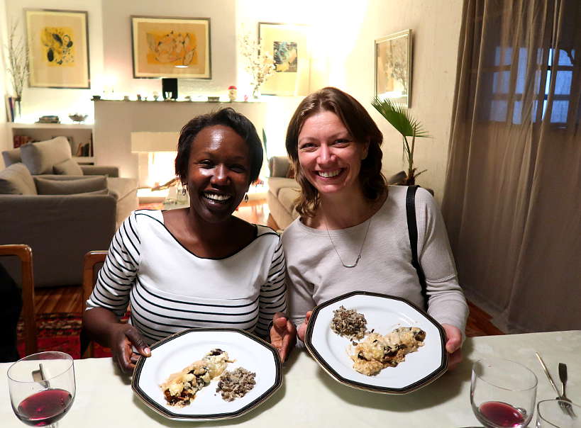 Rosemary and Claire at Alejandra experience with Eatwith Mexico City by AuthenticFoodQuest