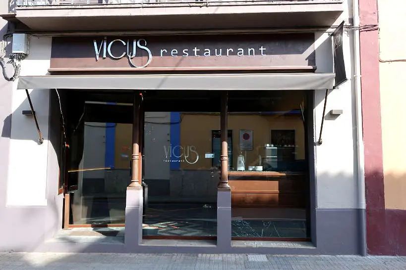 Entrance Vicus Restaurant One of our favorites Costa Brava restaurants by AuthenticFoodQuest