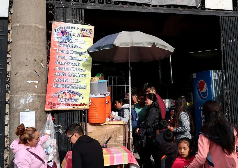 Atole Stand at Mercado Rodriguez Mexico City Food by Authentic Food Quest