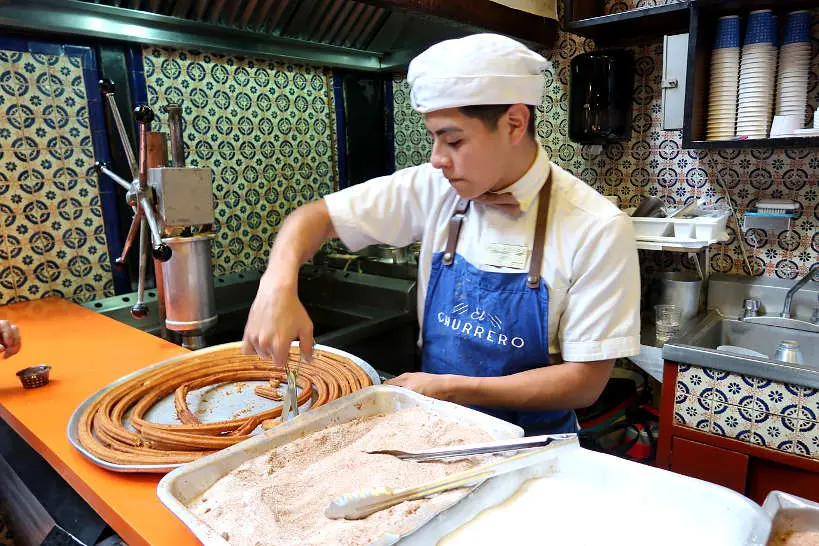 churros at El Moro Popular food in Mexico City by Authentic Food Quest