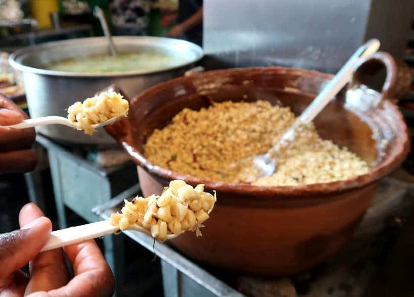 Mexican Esquites at the end of our Mexico City Street Food Tour by AuthenticFoodQuest
