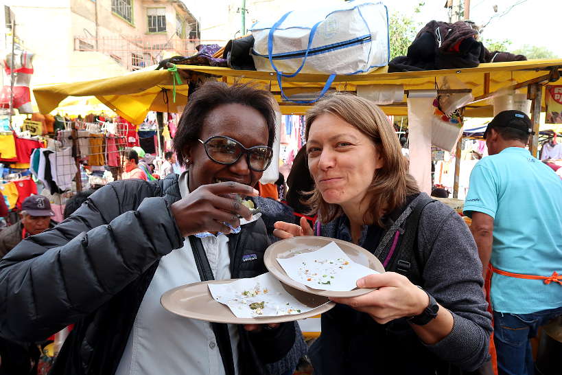 Rosemary and Claire on a Mexico City Street Food Tour by AuthenticFoodQuest