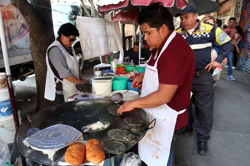 Tlacuyo Stand Best food in Mexico City by Authentic Food Quest