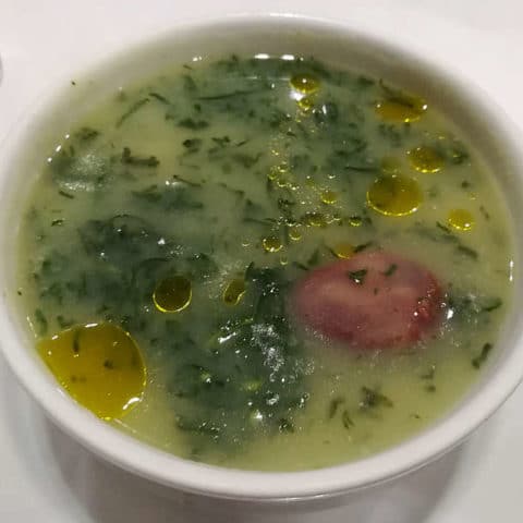 Portuguese Collard green Soup by Authentic Food Quest
