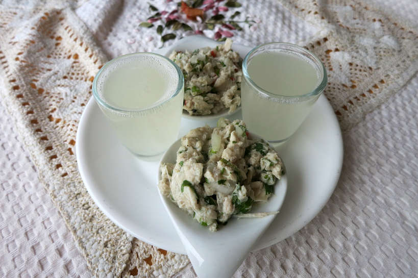 Chilean pisco sour and ceviche by Authentic Food Quest