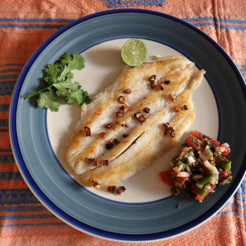 Pan Seared Sea bass recipe by Authentic Food Quest