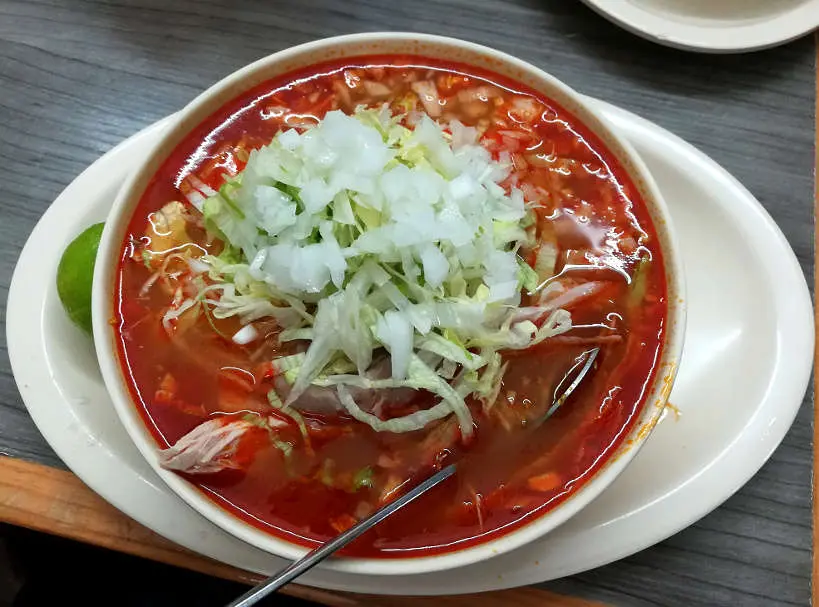 Red Pozole traditional Guadalajara Food by Authentic Food Quest