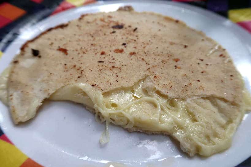 Quesadillas with Adobera Melted Cheese typical Guadalajara Foods by AuthenticFoodQuest