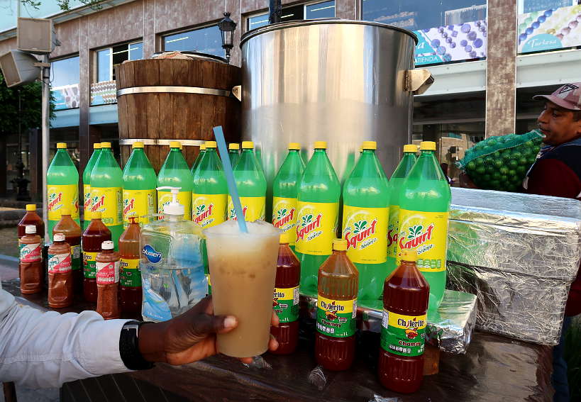 Tejuino, one of the must drink Guadalajara specialties