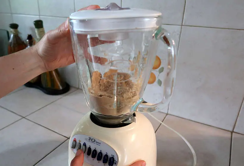 Crushing Maria biscuits by Authentic Food Quest for Sawdust Pudding recipe