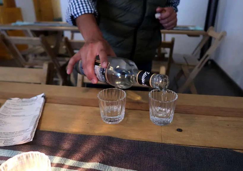 Mezcal Tasting El Cortijo Mezcaleria Oaxaca by Authentic Food Quest