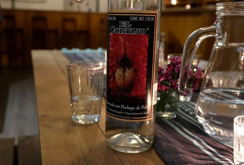 Mezcal de Pechuga El Cortijo Mezcaleria Oaxaca by Authentic Food Quest