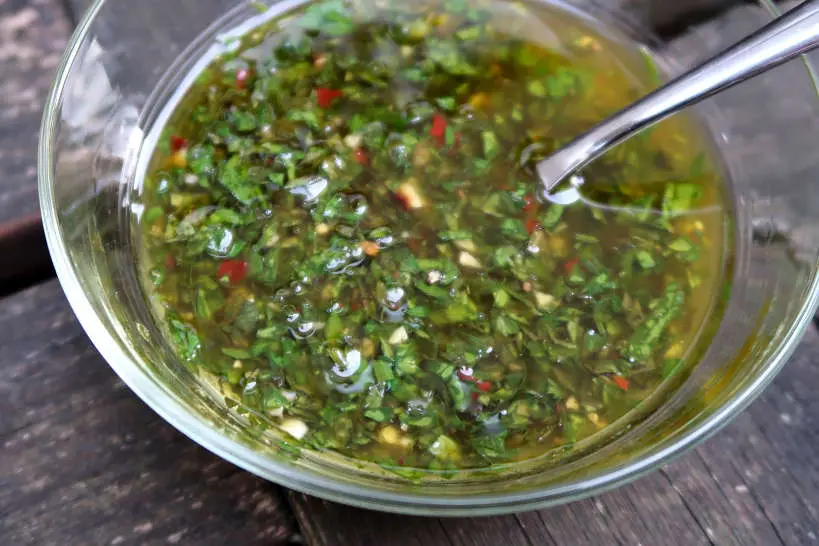 Authentic Argentine Chimichurri sauce by Authentic Food Quest