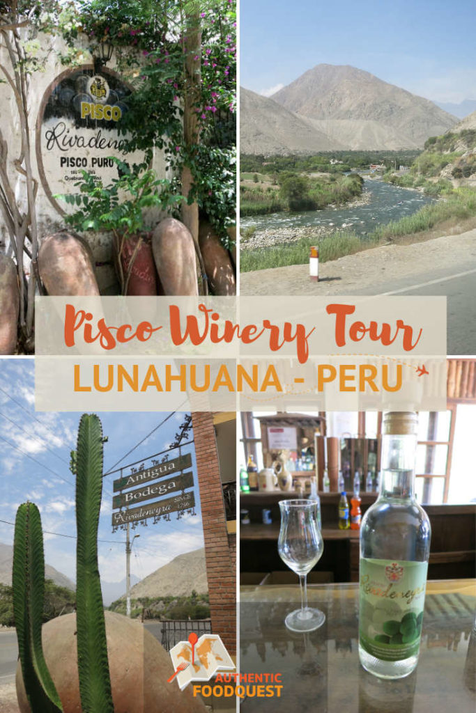 How to go  on a Pisco Winery Tour in Lunahuana Peru, an easy day trip from Lima   by AuthenticFoodQuest #Peru #drinks #WineryTour