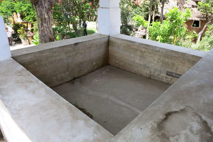 Basin at Pisco Winery Bodega Rivadeneyra by AuthenticFoodQuest