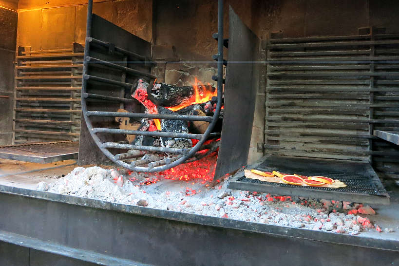 Matambre grilling on on the Parilla Francis Mallmann seven fires techniqueby AuthenticFoodQuest
