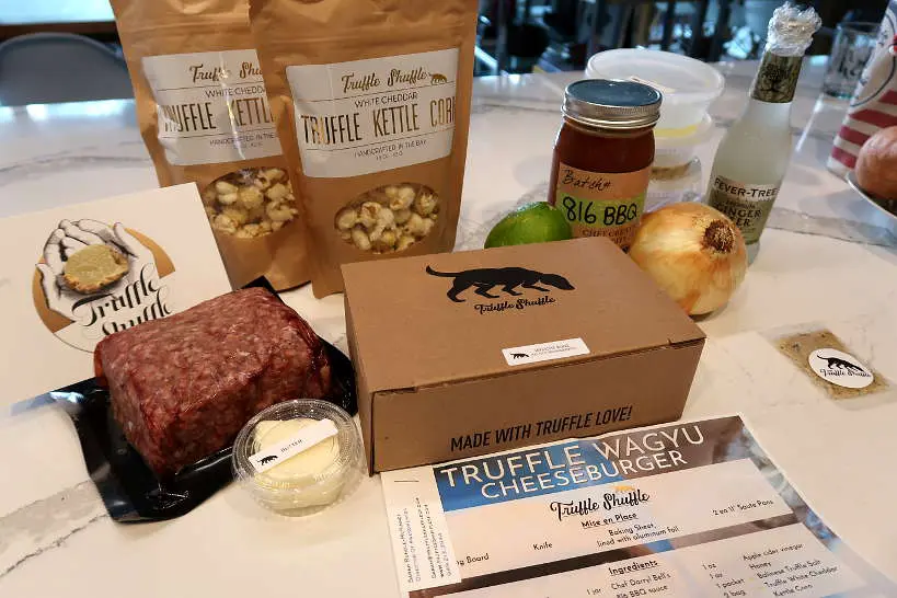 Truffle Wagyu Burger Ingredients for Wagyu Burger recipe by Authentic Food Quest