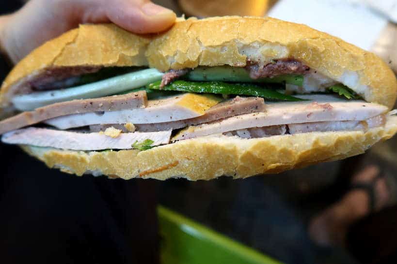 Banh Mi sandwich a Danang Street Food by authentic Food Quest
