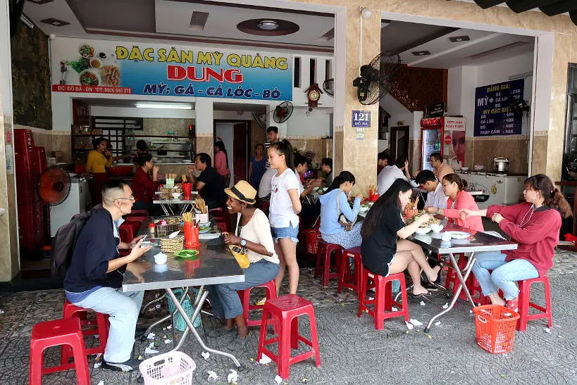 Rosemary with Thong Having Mi Quang in Danang by AuthenticFoodQuest
