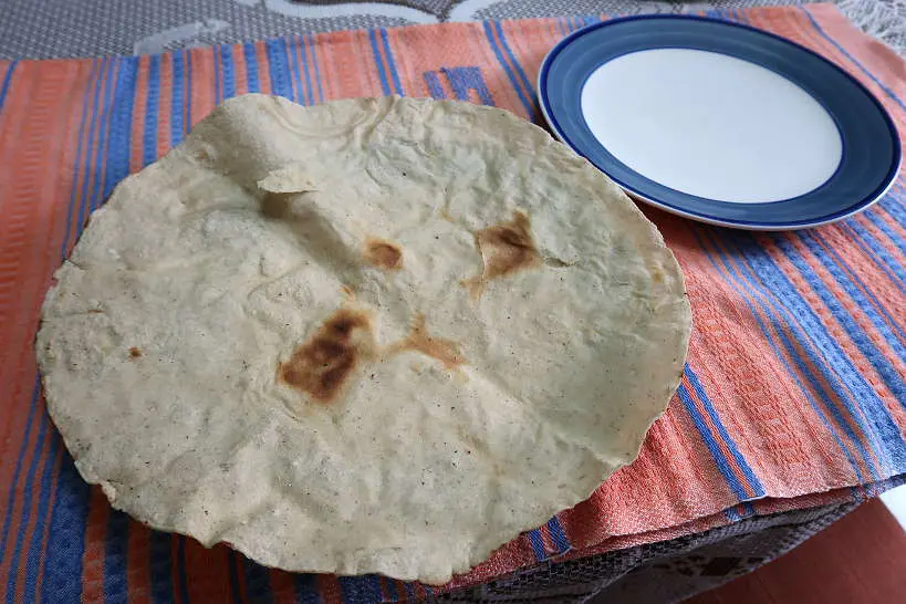 Size of tlayudas Oaxaquenas by Authentic Food Quest