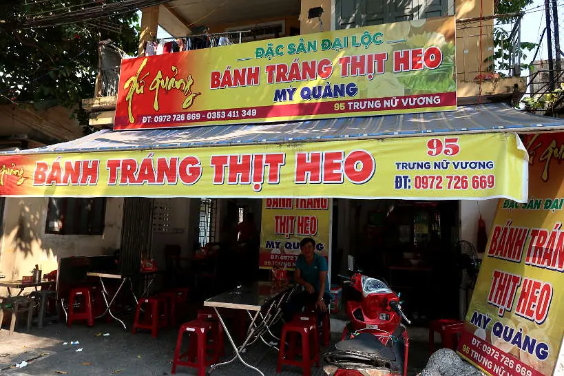 Where To Eat Banh Trang Cuon Thit Heo a Da Nang Food by AuthenticFoodQuest