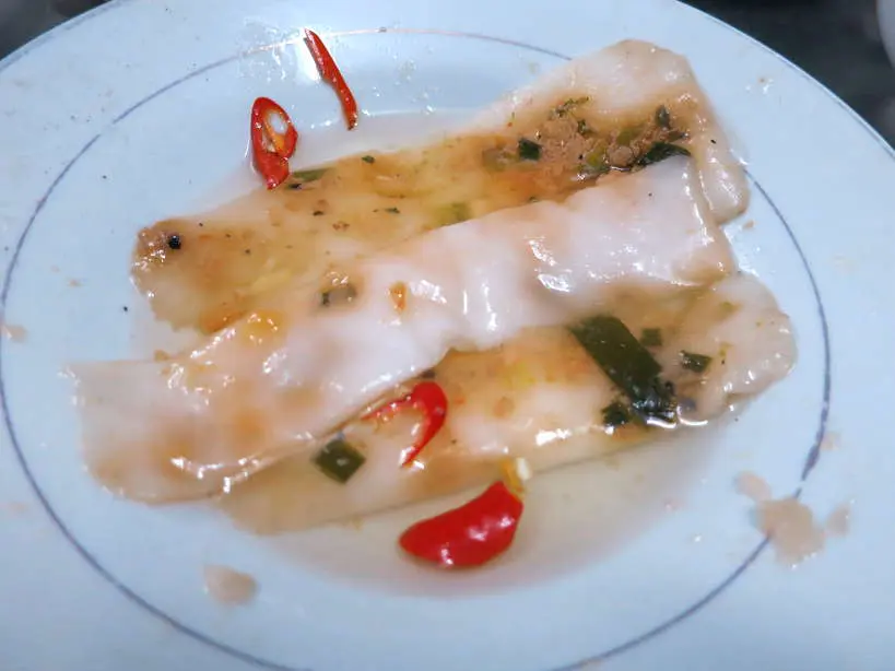 Banh Nam flat rice dumplings Hue food by Authentic Food Quest