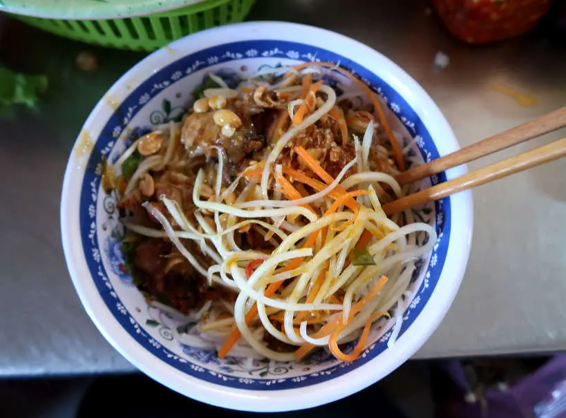 Bun Thit Nuong Hue Style Grilled Pork and Rice Noodles by Authentic Food Quest
