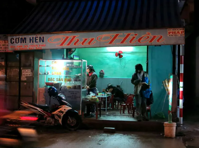 Com Hen Thu Hien Best Restaurant in Hue by Authentic Food Quest