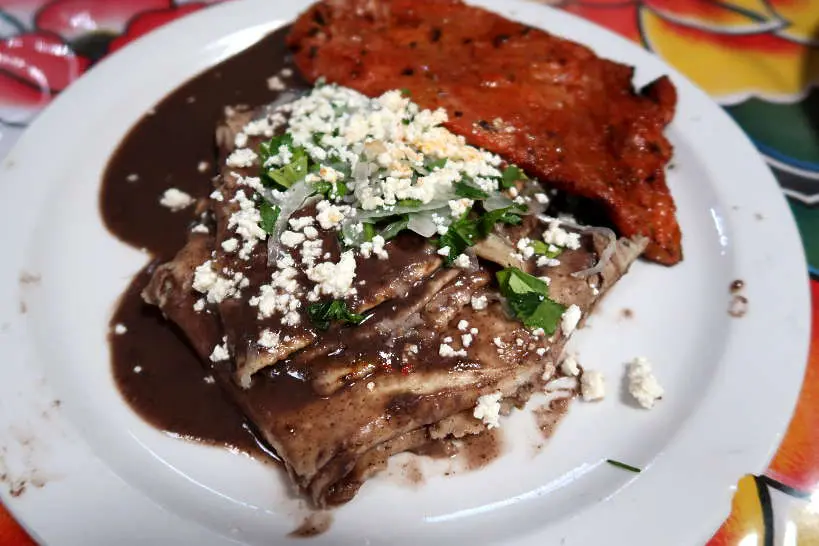 Enfrijoladas an Oaxaca foods by Authentic Food Quest