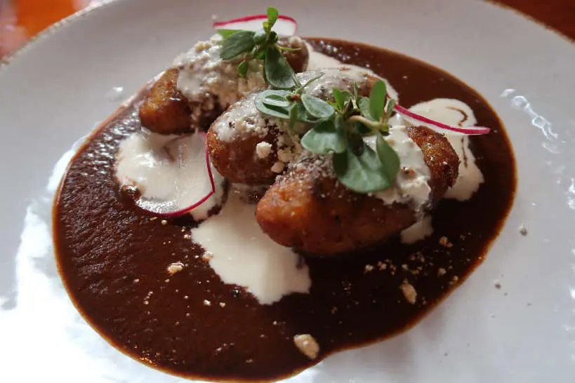 Molotes de Platano for food in Oaxaca by Authentic Food Quest
